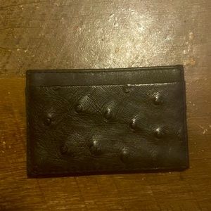 Ostrich Card Case by Tecovas